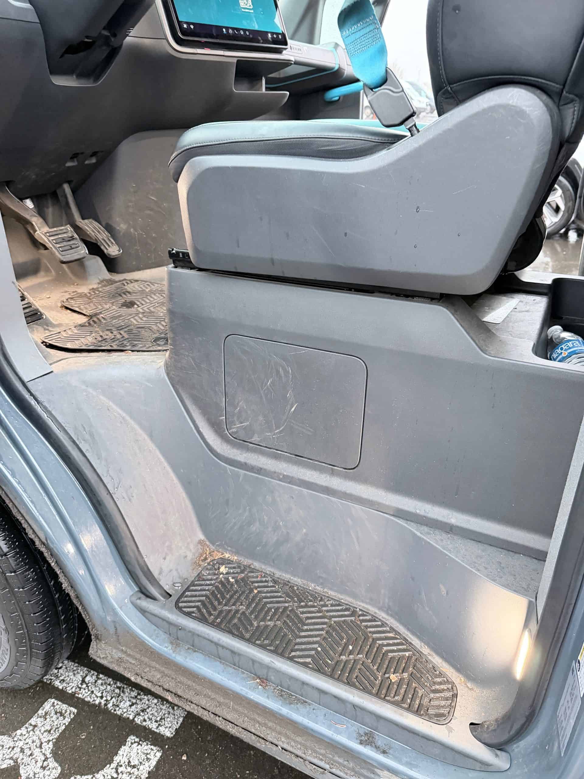 Interior cabin before detailing