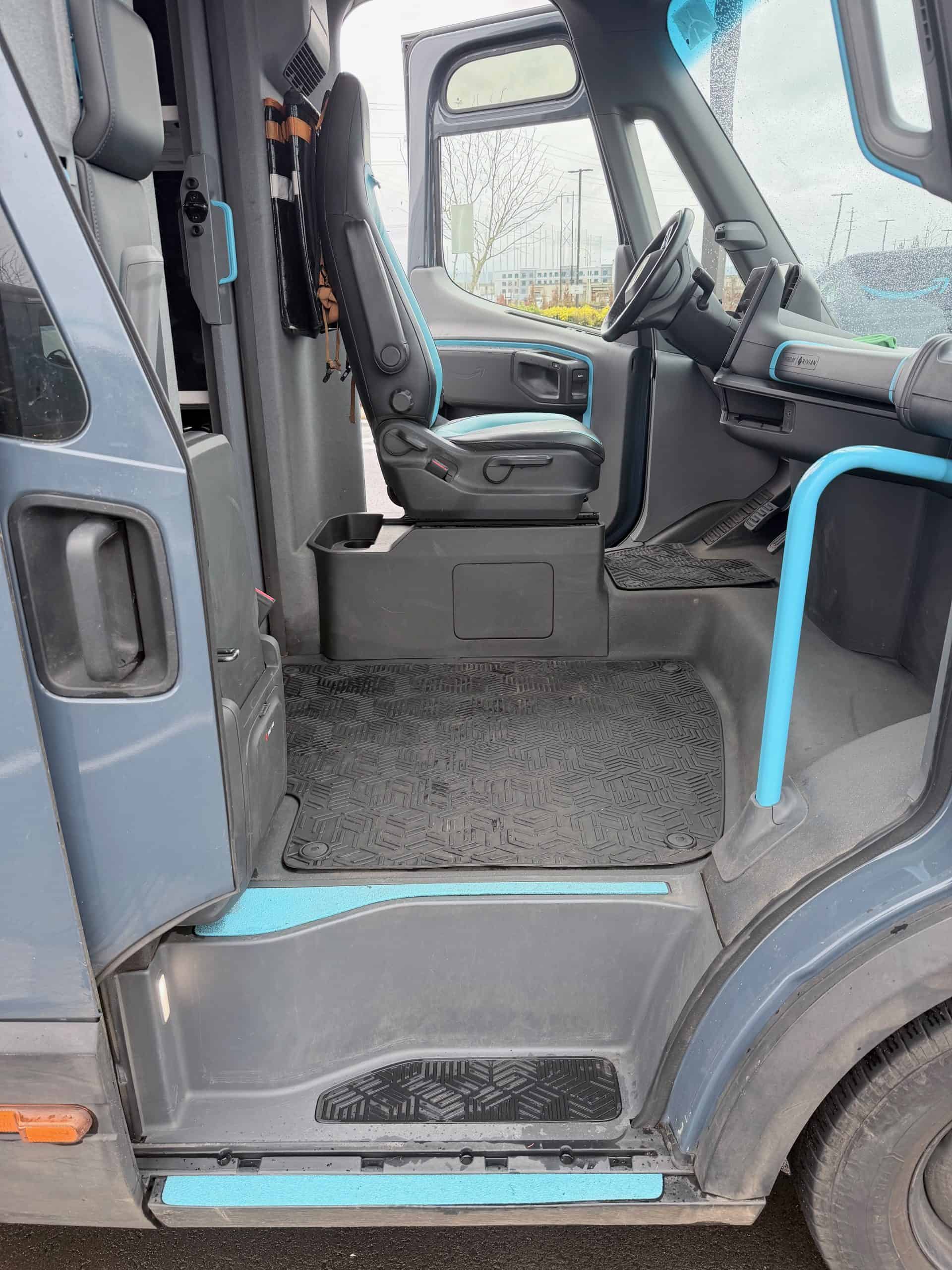 Van side door after cleaning